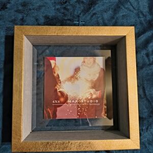 Max Studio Gold and Gray Picture Frame